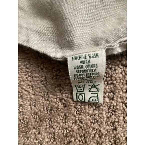 Orvis Buzz Off Beige 100% Cotton Short Sleeve Button Down Men's L - Picture 3 of 6